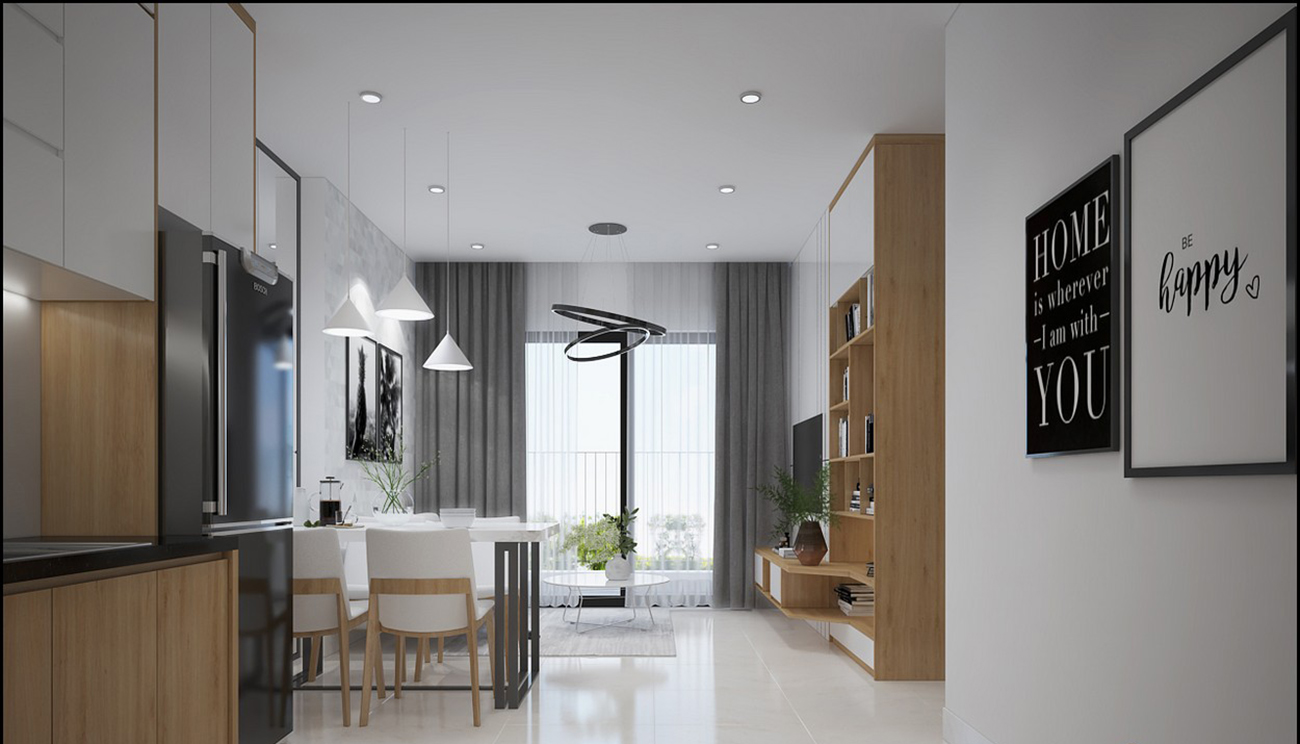 Đón gió và ánh sáng tự nhiên dễ dàng