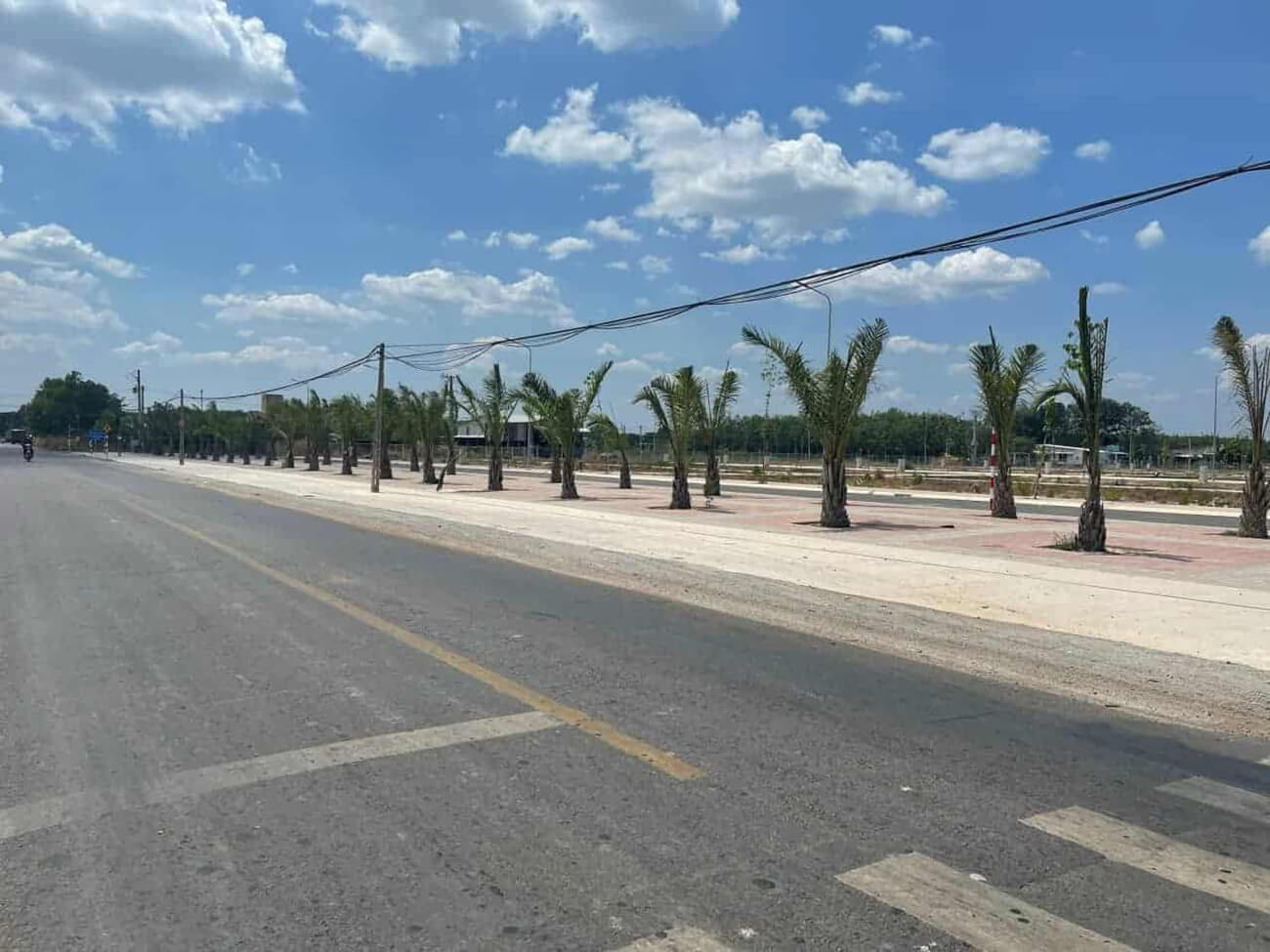 Đường nội khu rộng trải nhựa hoàn toàn