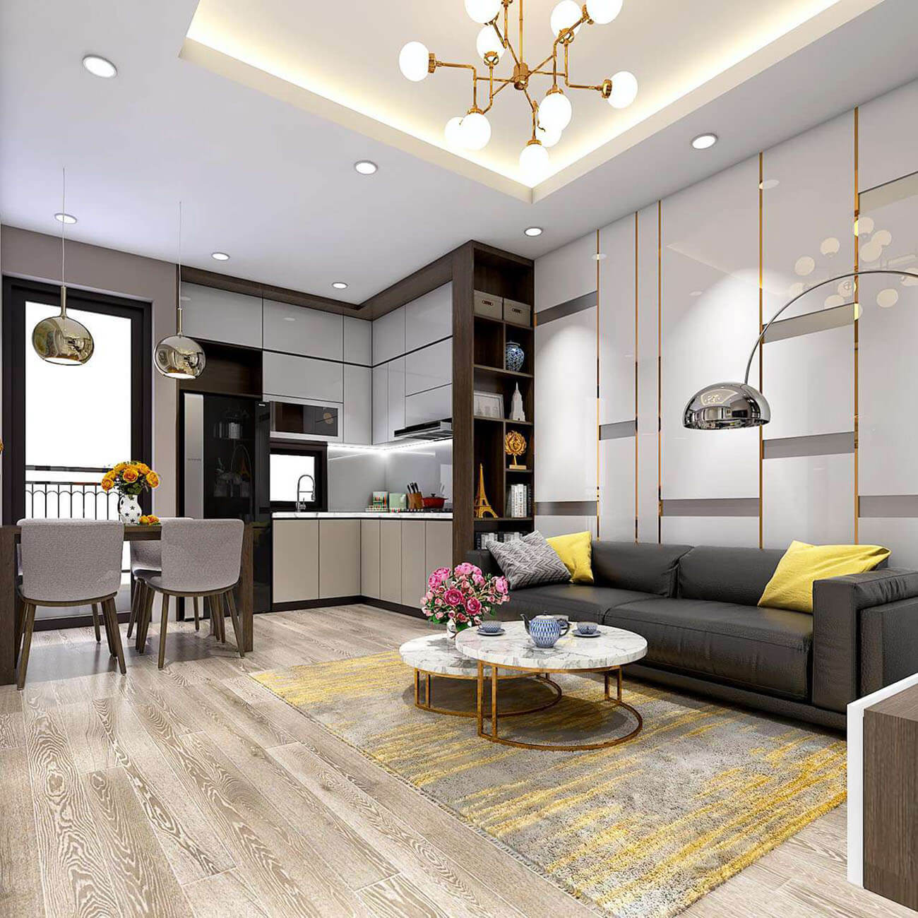 Một thiết kế căn hộ khác
