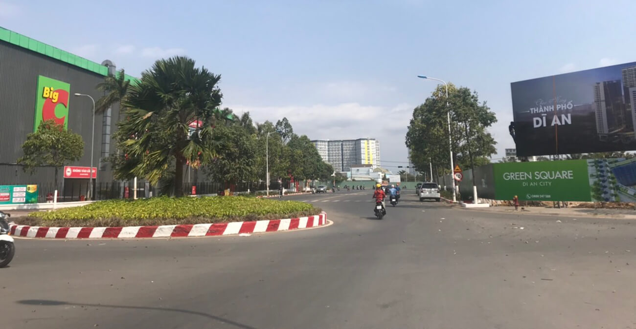 Nằm ngay cạnh Big C Dĩ An