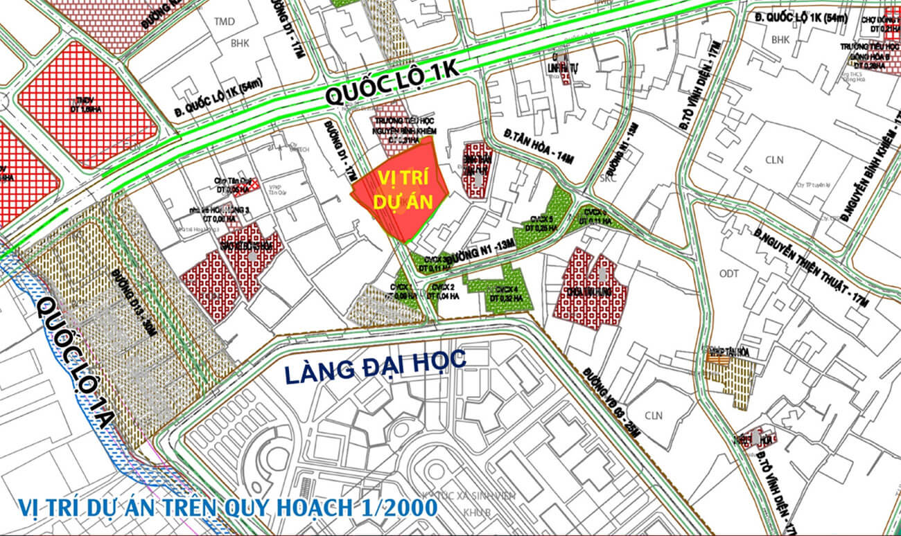 Nhiều tuyến đường huyết mạch bao quanh