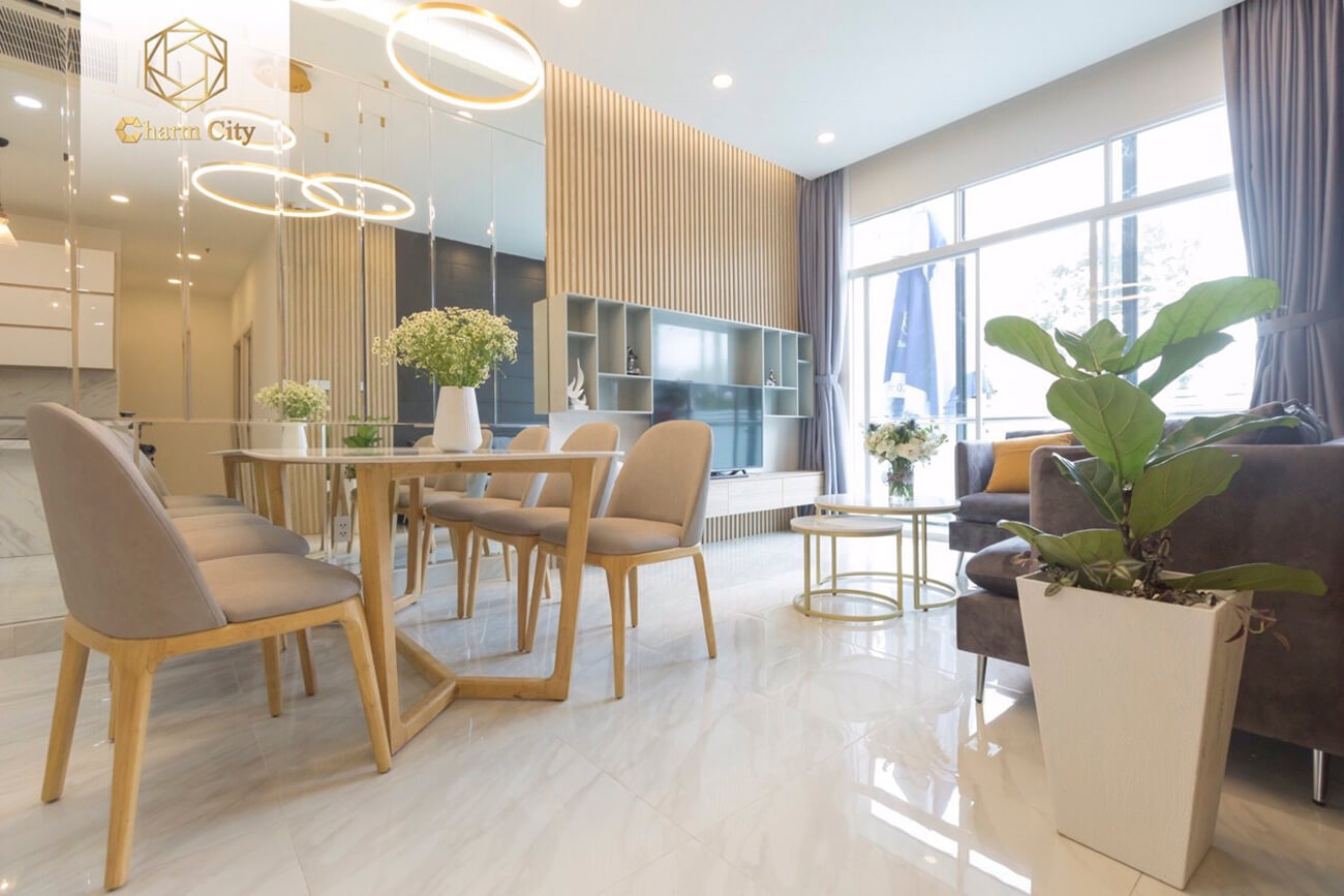 Nội thất gỗ làm điểm nhấn