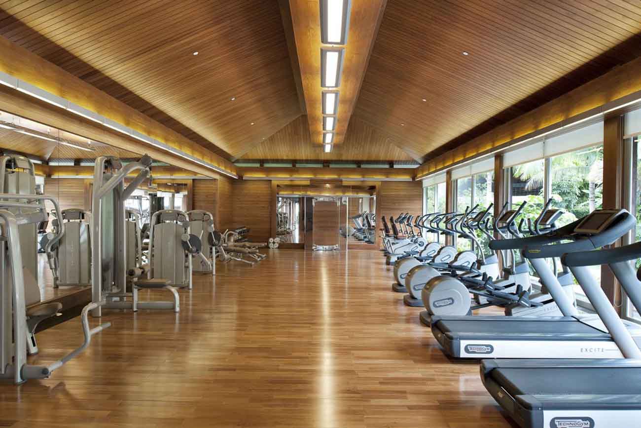 Phòng gym đầy đủ thiết bị