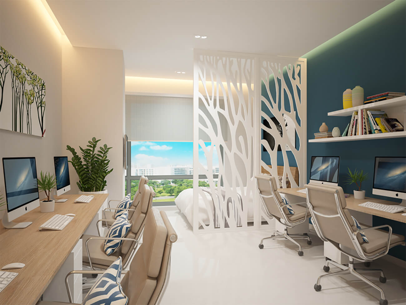 Phòng làm việc hiện đại
