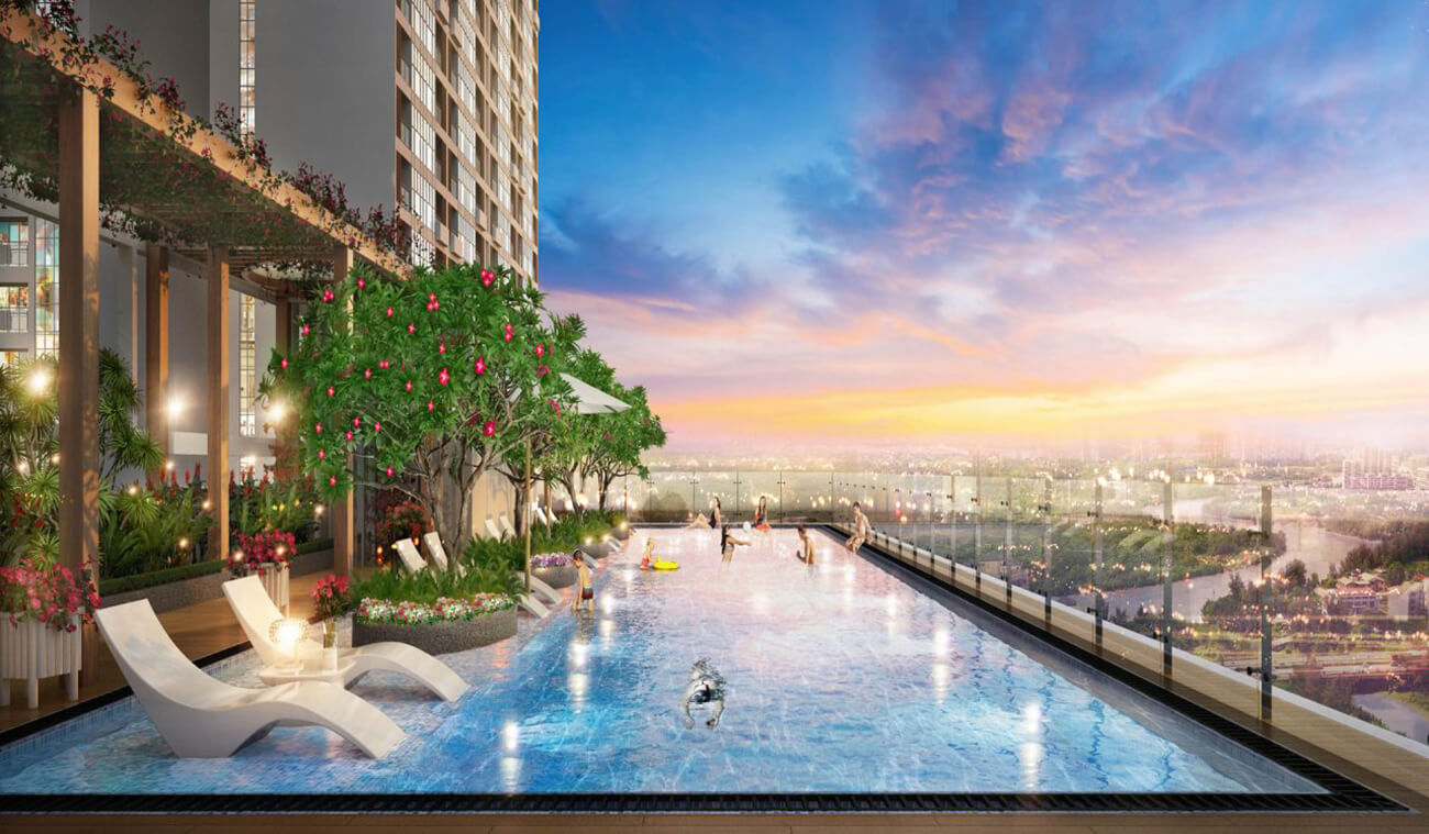 Rộng hơn 600m2 mang đến không gian thư giãn