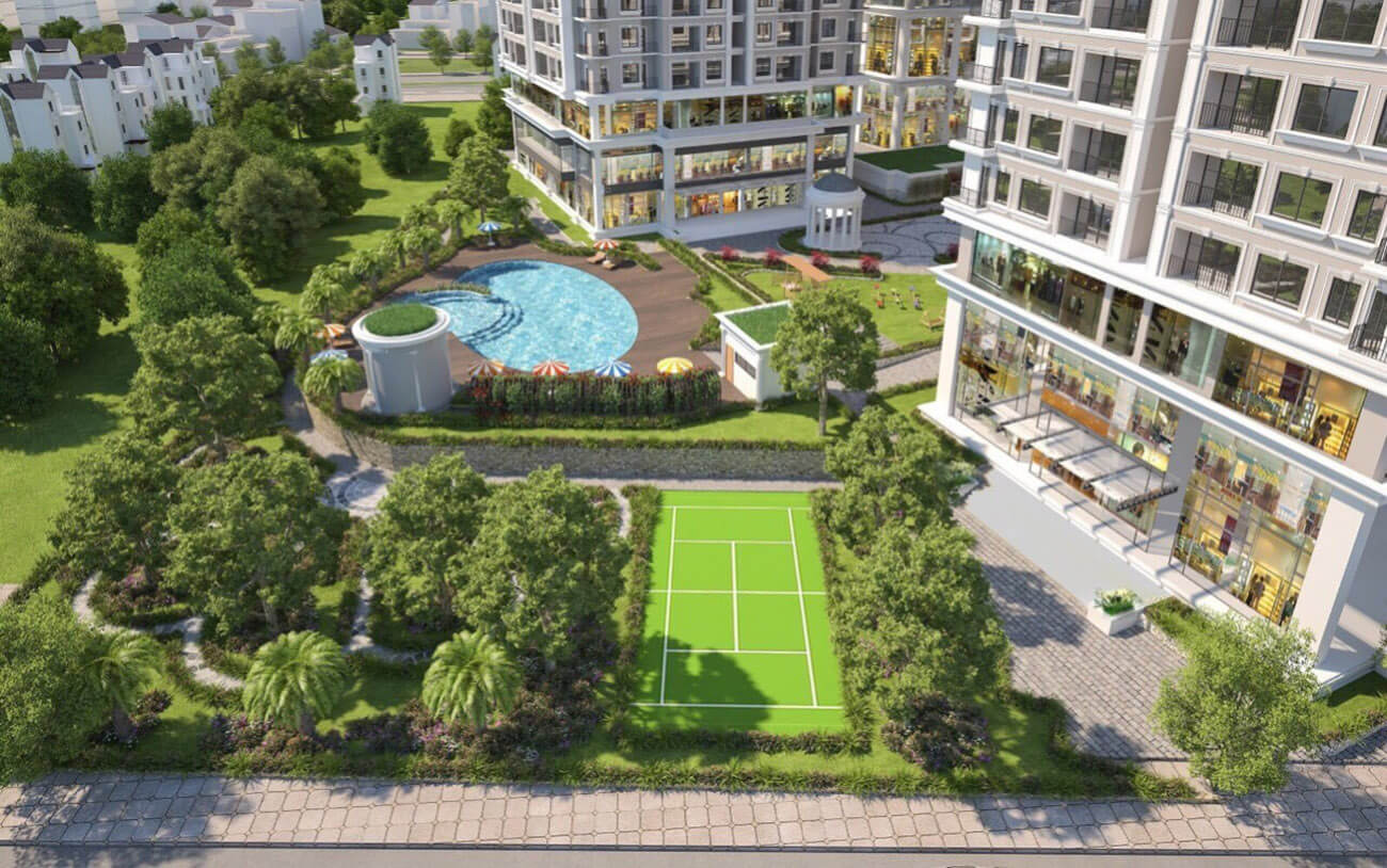 Sân thể thao đa năng ngoài trời cho cư dân