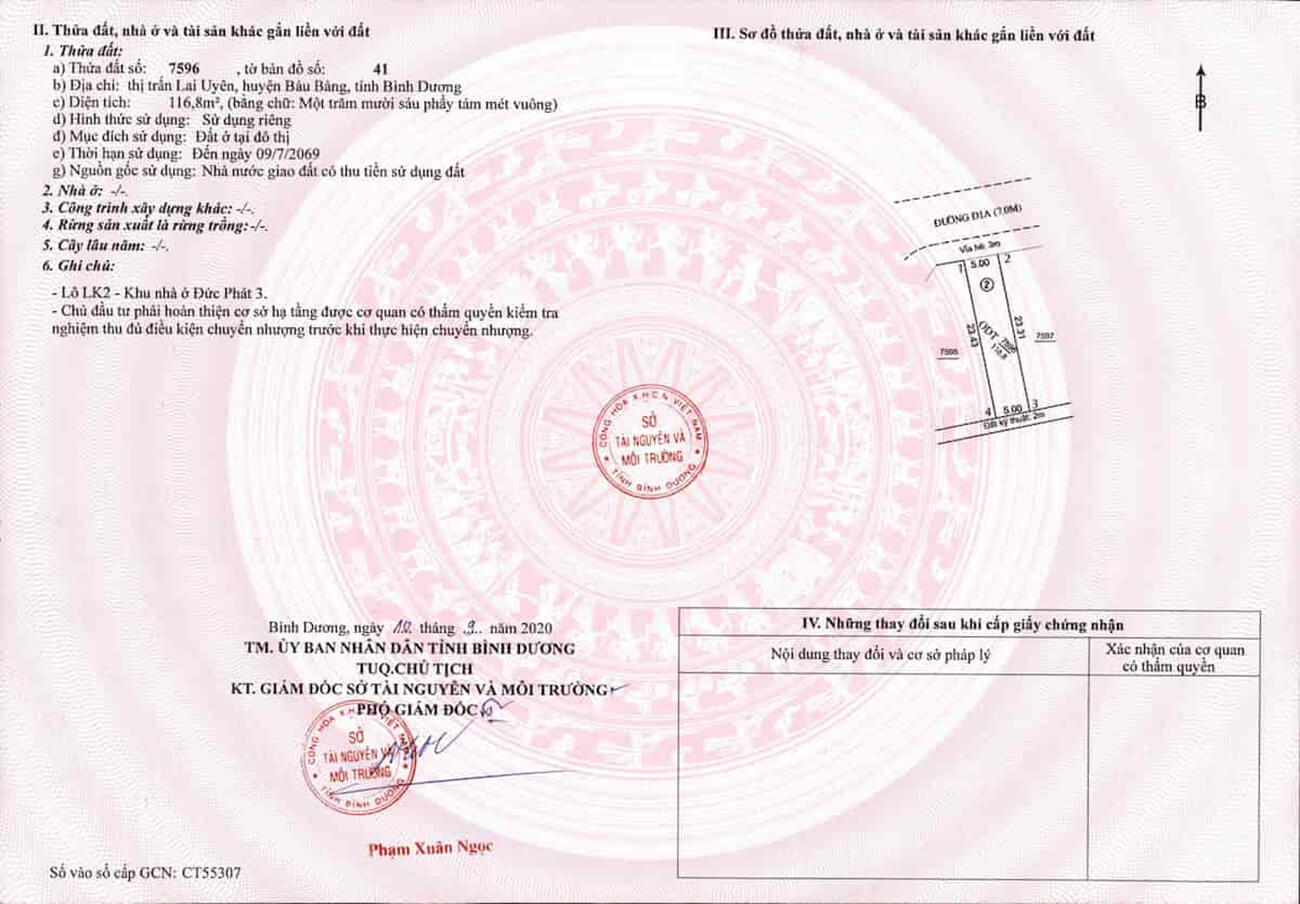 Sổ hồng riêng từng căn hợp pháp