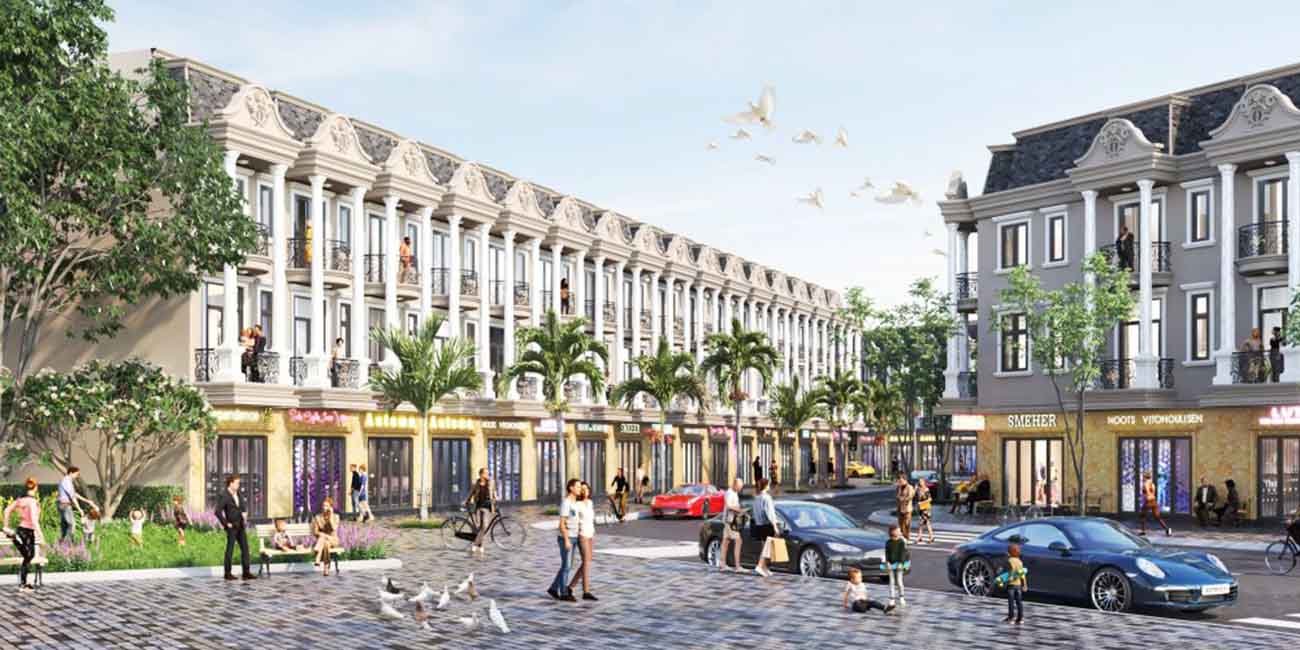 Thiết kế nhà phố sang trọng