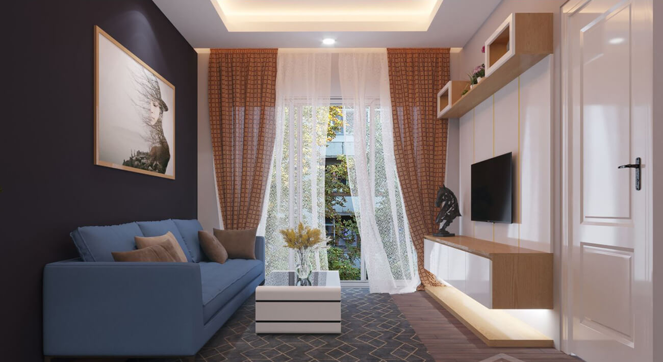Thiết kế phòng khách tinh tế sang trọng