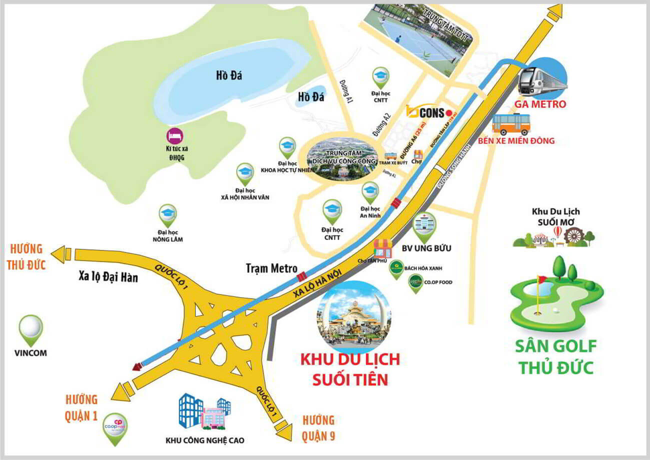Vị trí thuận tiện di chuyển