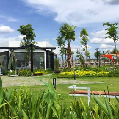 Diện tích cây xanh lớn