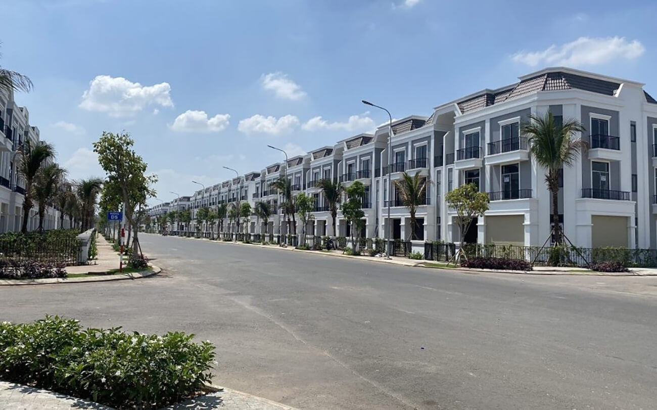 Đường nội khu lộ giới rộng
