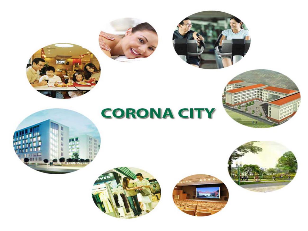 Tiện ích Corona City đầy đủ
