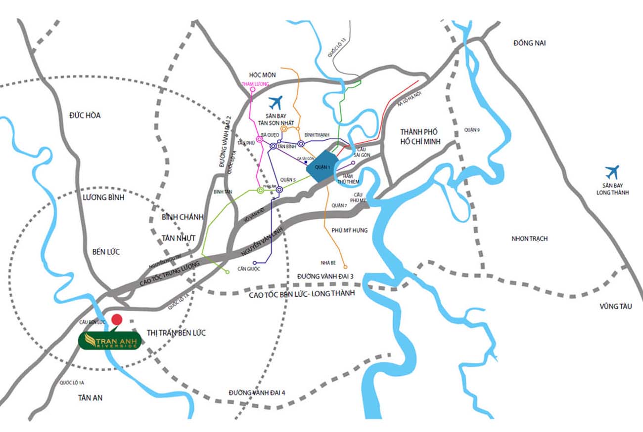 Vị trí Trần Anh Riverside có tiềm năng lớn
