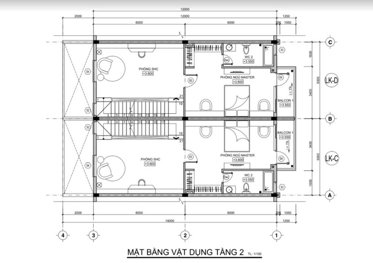Quy hoạch tầng 2