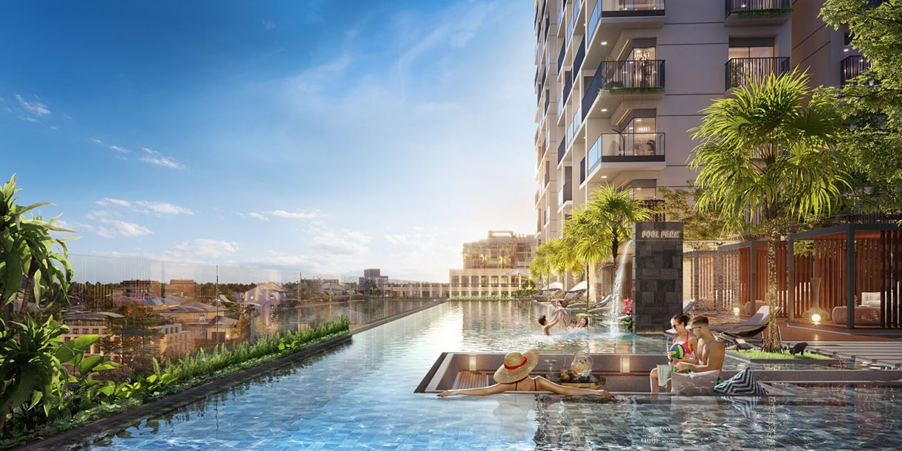 Hồ bơi tràn viền dự án 