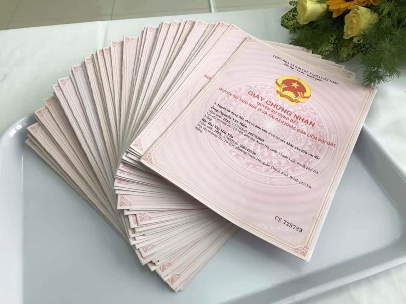 Mỗi căn nhà đều có sổ hồng