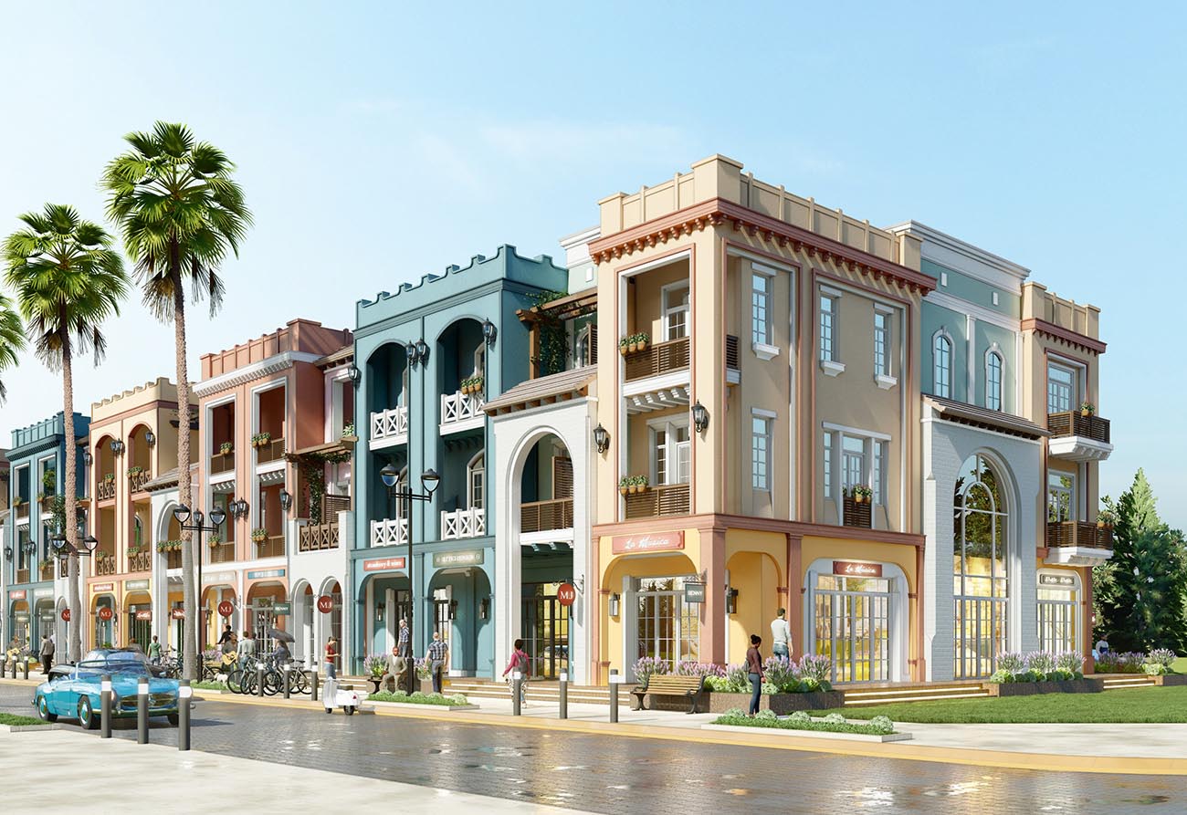Nhà phố Mũi Né Beverly Hills Eco City phong cách Châu Âu