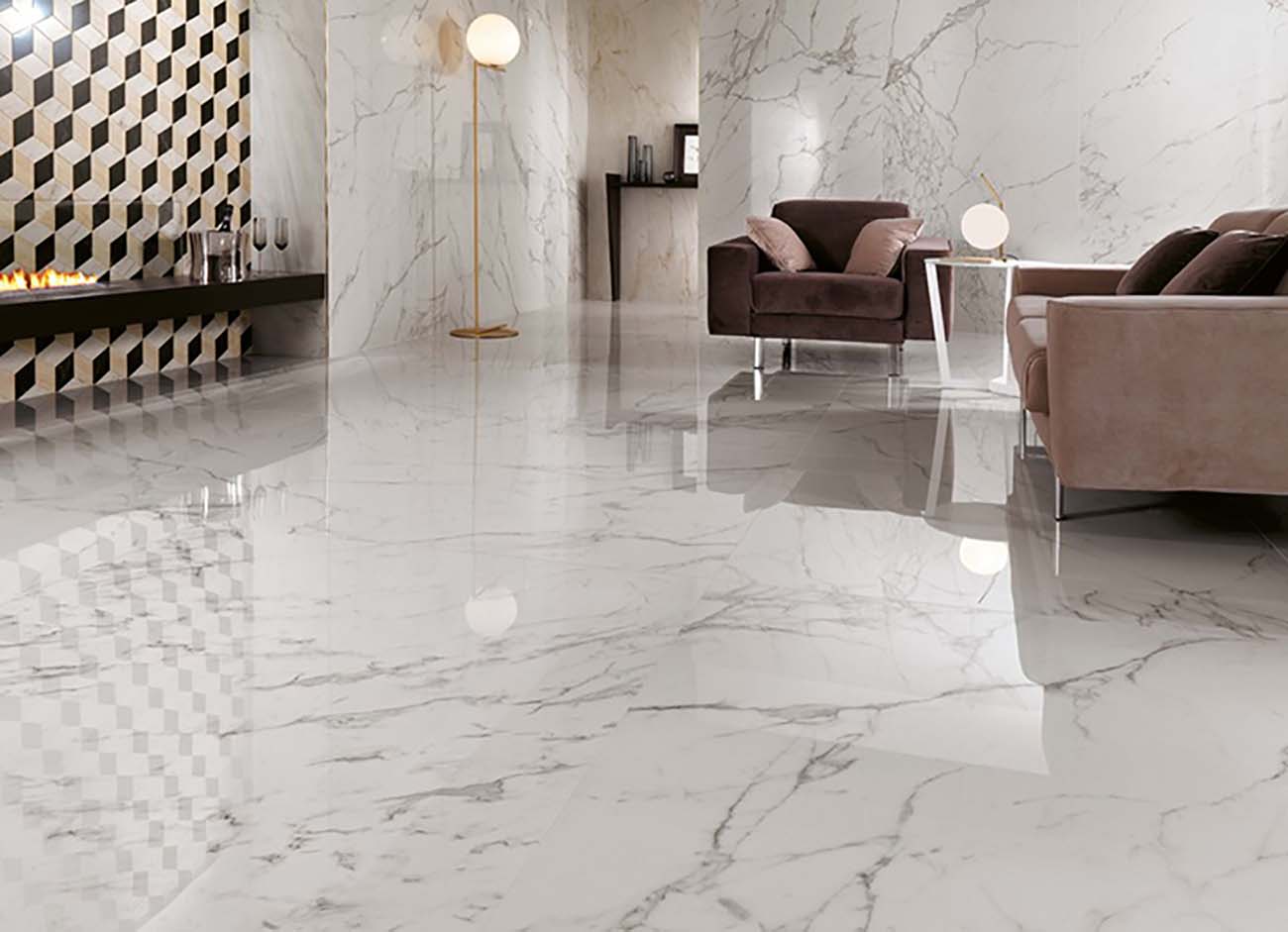 Tìm hiểu về gạch vân đá Marble