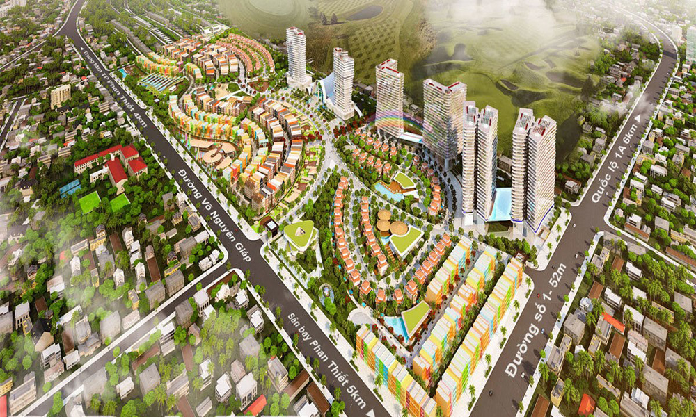 Vị trí dự án Summerland Mũi Né chính xác