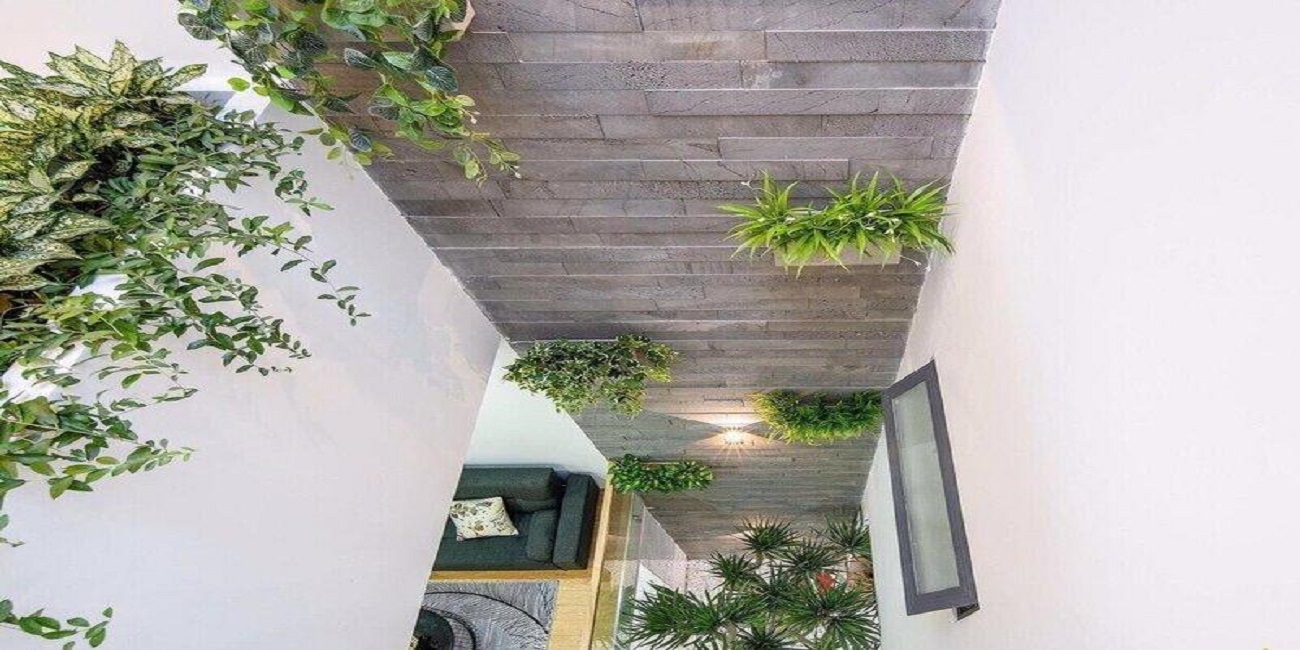 Các mẫu đá ốp giếng trời đẹp nhất hiện nay