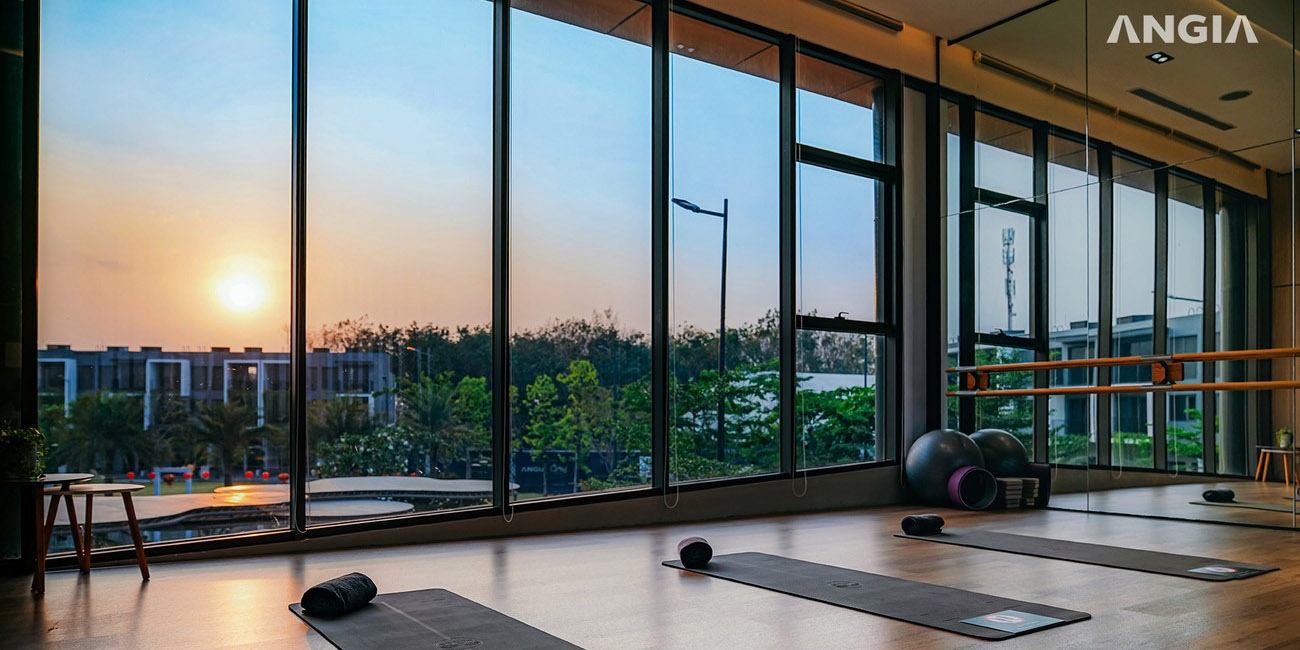 Phòng tập yoga hiện đại