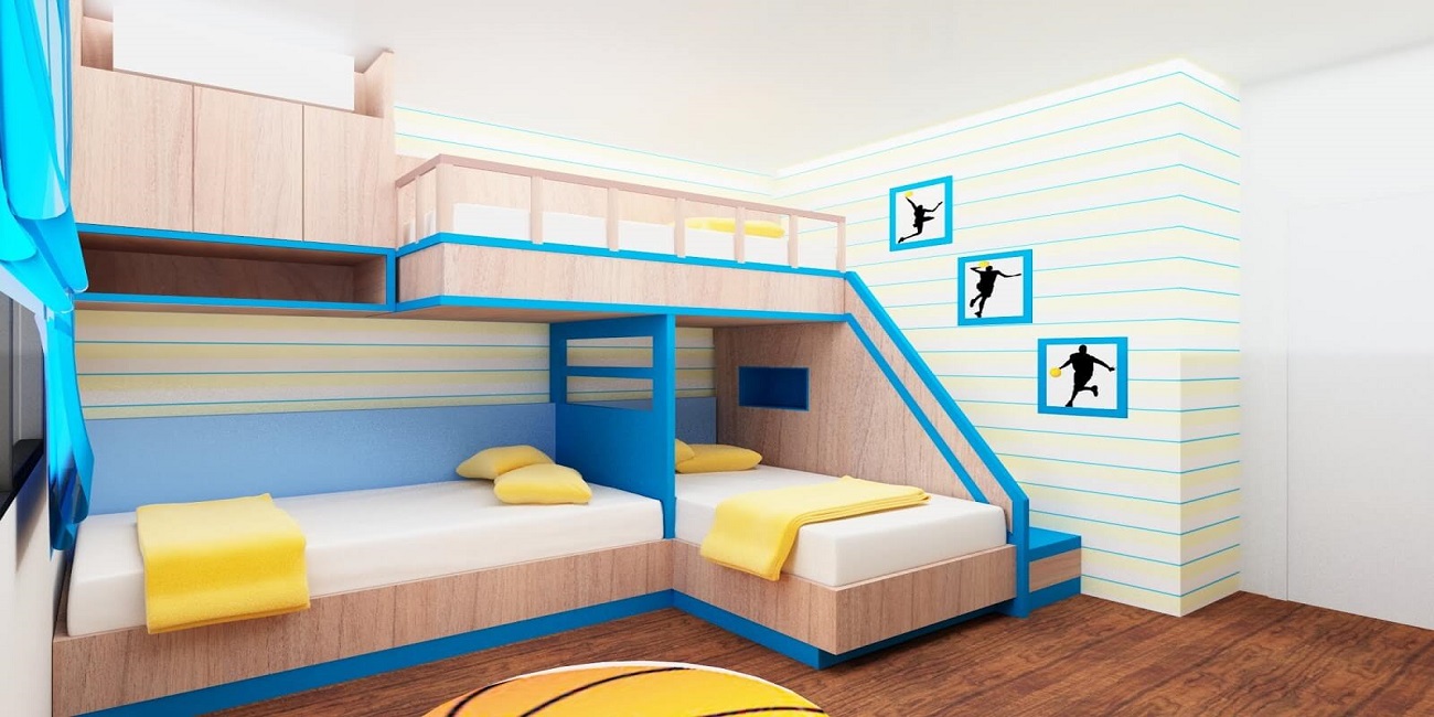 Tổng hợp mẫu giường tầng ngôi nhà đẹp nhất cho bé trai, bé gái