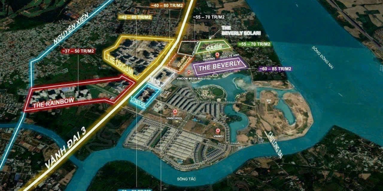 Ảnh minh họa tổng thể dự án Vinhomes Grand Park