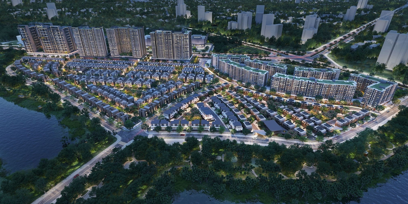 Dự án The Orchard nhìn từ trên cao