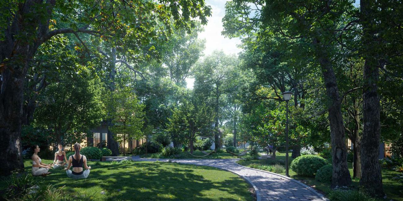 Khuôn viên dự án Ecopark Long An