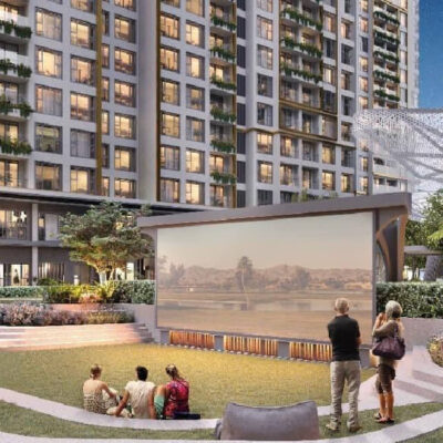 Lumiere Boulevard có nhiều tiện ích nội khu như rạp chiếu phim ngoài trời