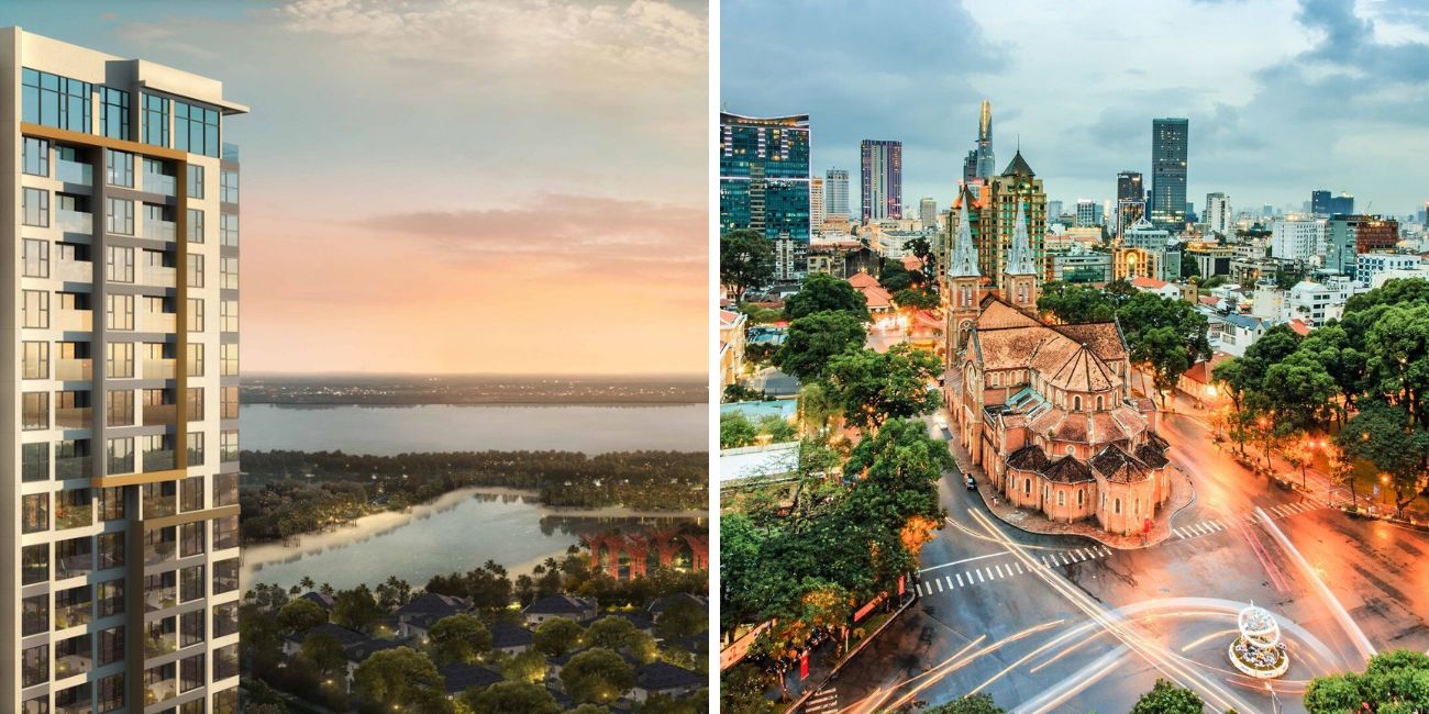 Từ Lumiere Boulevard dễ dàng di chuyển vào trung tâm TPHCM
