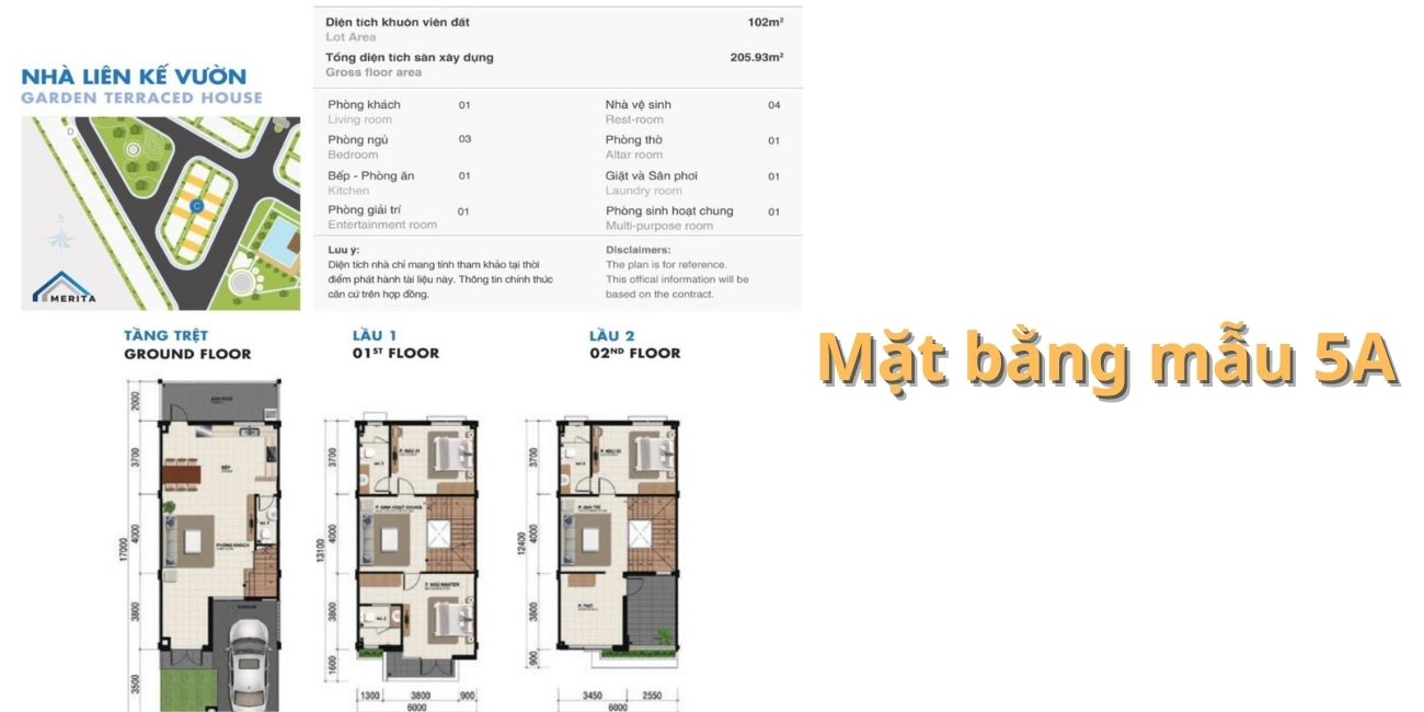 Mặt bằng mẫu 5A