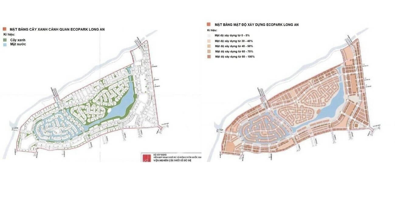 Mật độ xây dựng Ecopark