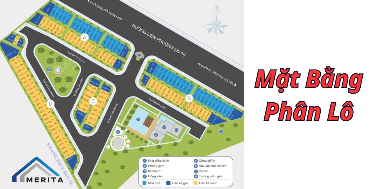 Phân tích mặt bằng dự án Merita Khang Điền