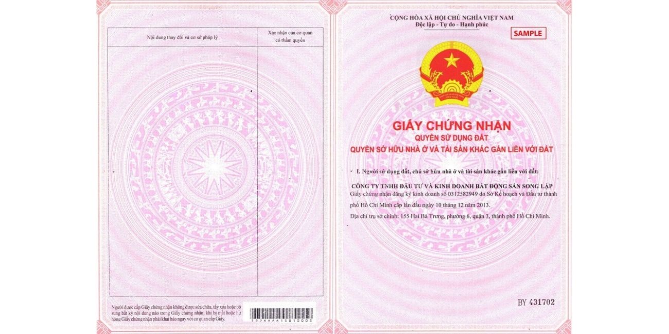 Sổ đổ dự án Merita