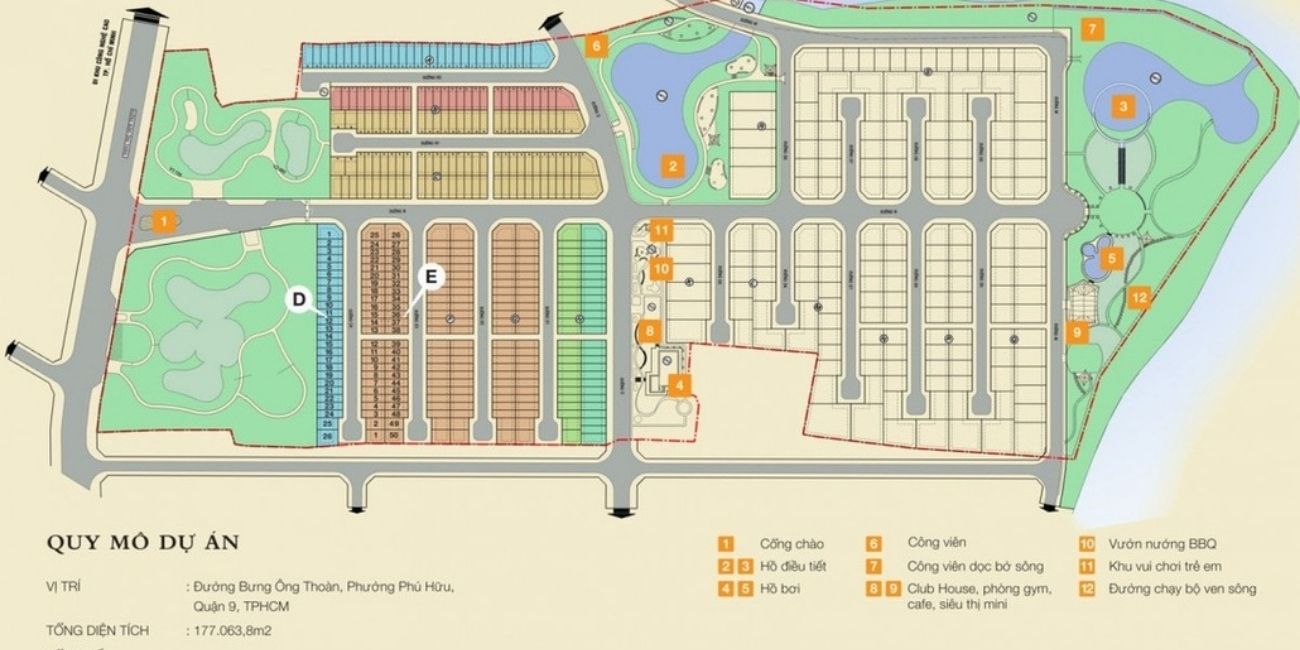 Sơ đồ mặt bằng dự án Park Riverside chi tiết