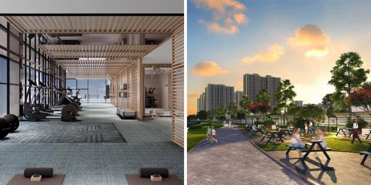 The Rivus có phòng gym, công viên đáp ứng nhu cầu sinh hoạt của cư dân