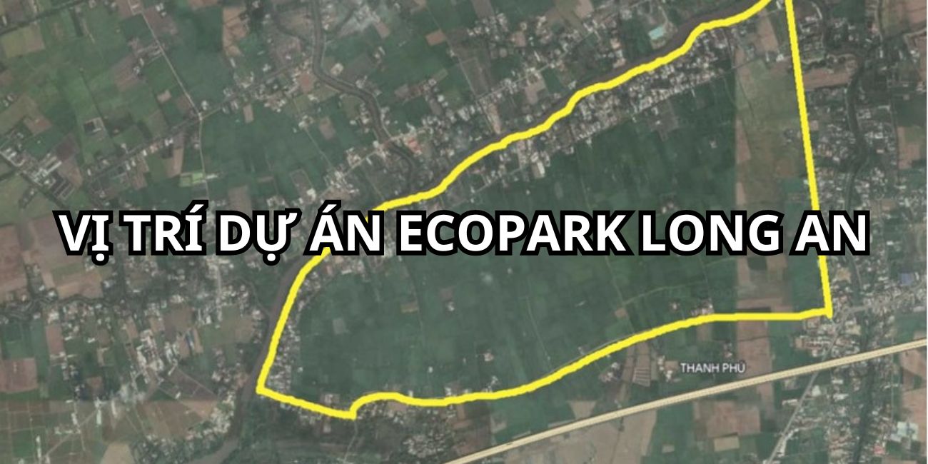 Vị trí dự án Ecopark Long An lợi thế đắt địa ngay trung tâm