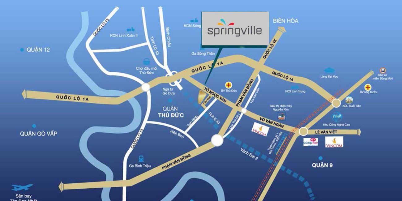 Vị trí dự án Spring Villa có điểm gì nổi bật?