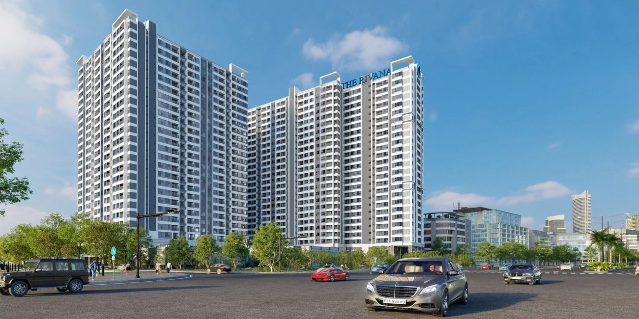 Chung cư The Rivana Đạt Phước nằm ngay mặt tiền QL 13