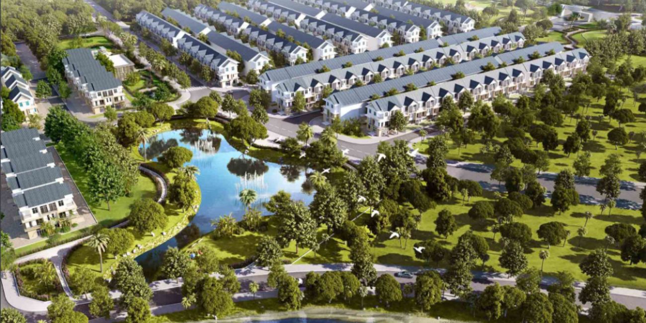 Địa hình dự án Villa Park đa kết nối