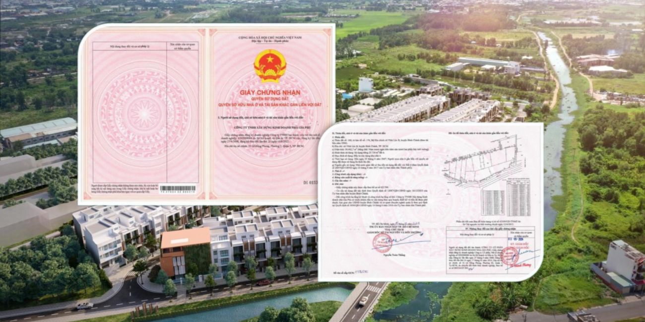 Giấy chứng nhận quyền sử dụng đất của dự án The Meadow