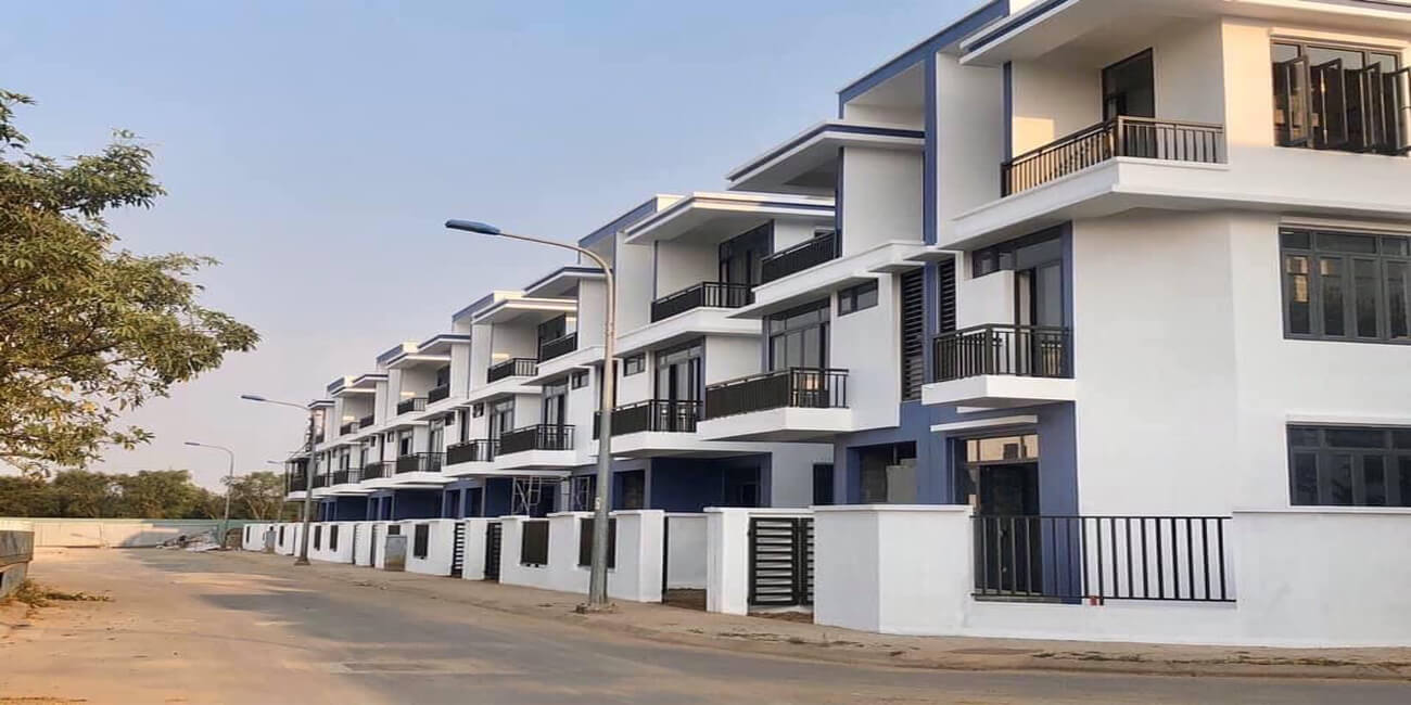 Góc đường dự án Đông Tăng Long An Lộc