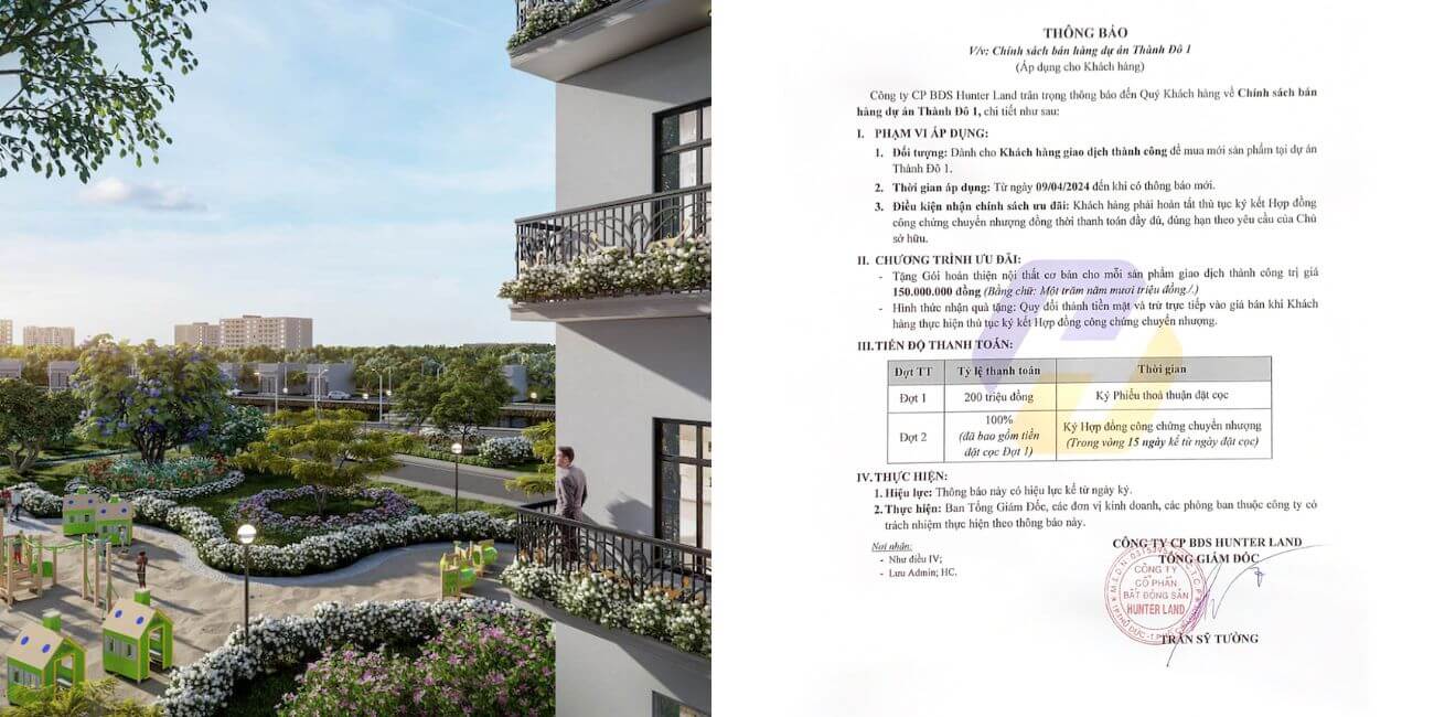 Chi tiết phương thức thanh toán Thành Đô 1