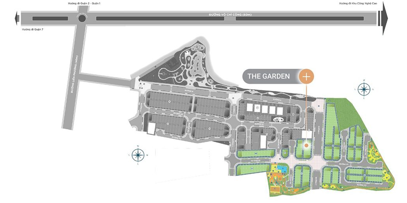 Khu The Garden dự án