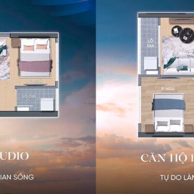 Hình ảnh mặt bằng mẫu của căn hộ The Beverly Solari