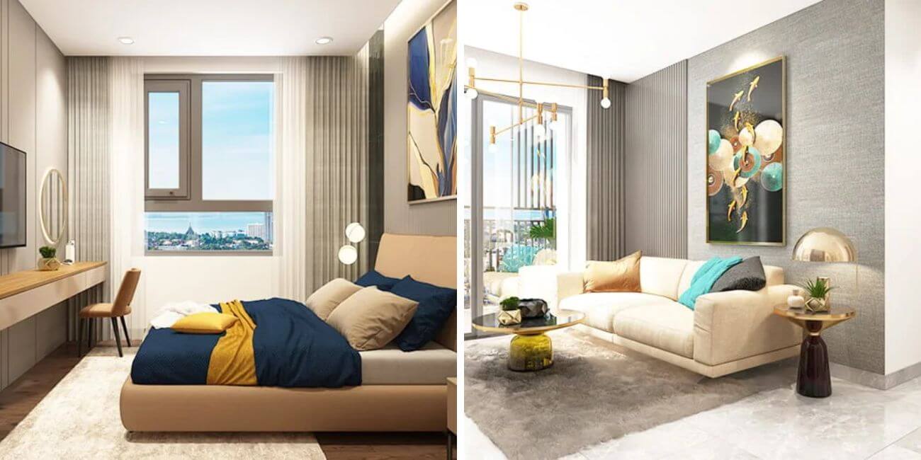 Nội thất đầy đủ bên trong căn hộ Honas Residence Nội thất đầy đủ bên trong căn hộ Honas Residence