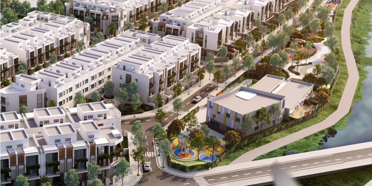 Dự án The Meadow gồm các căn nhà phố biệt thự hiện đại