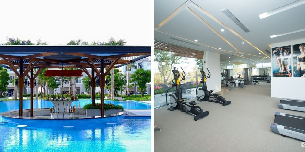 The Venica có phòng gym thiết bị hiện đại, hồ bơi trong xanh